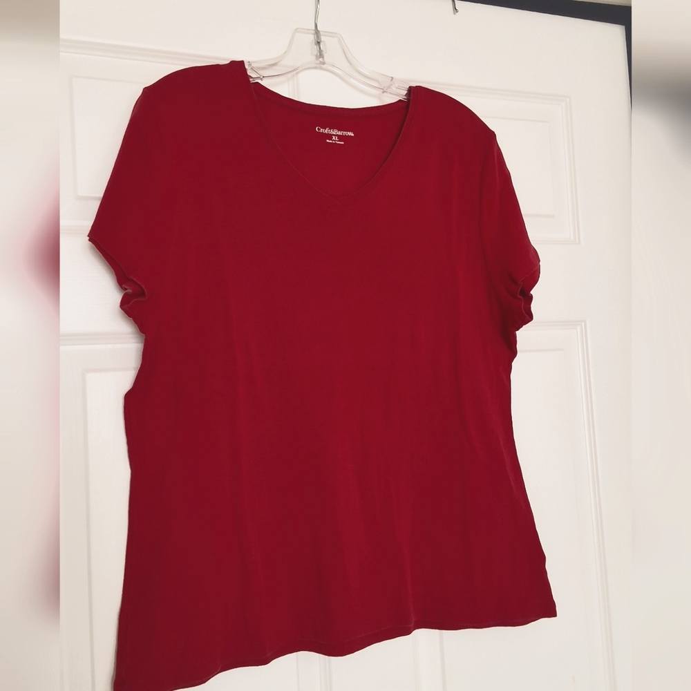 💥SALE💥Croft&Barrow, XL, Woman's Red Top